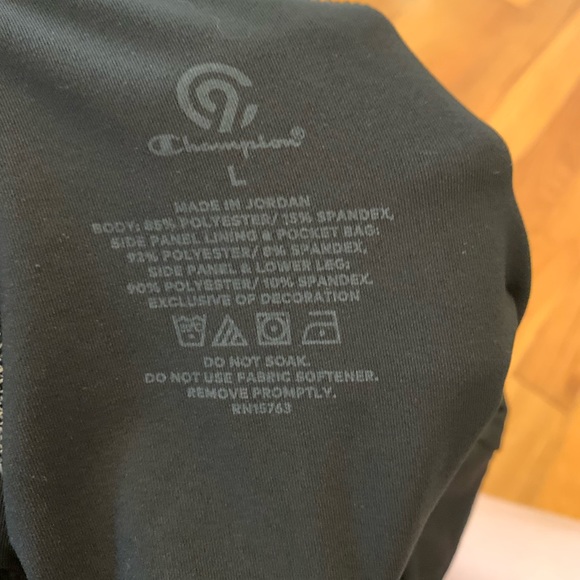 Set of 2 High Waist Black Capri Leggings w/ Detail - Picture 11 of 13